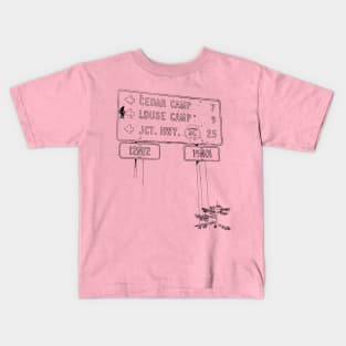 Directions to Bluff Creek? Kids T-Shirt